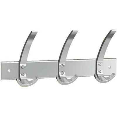 Kerkmann Wandgarderobe - 9 Haken, Silber, 40x17cm - Wandgarderobe Kerkmann Wandgarderobe - 9 Haken, Silber, 40x17cm - Wandgarderobe