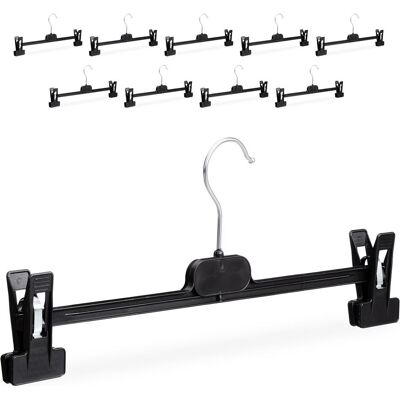 Relaxdays, Kleiderbügel, Hosenbügel-Clips (10x) Relaxdays, Kleiderbügel, Hosenbügel-Clips (10x)