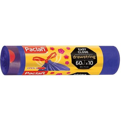 Paclan Duftende Beutel mit Band 60L 10 Stück., Abfallsack Paclan Duftende Beutel mit Band 60L 10 Stück., Abfallsack