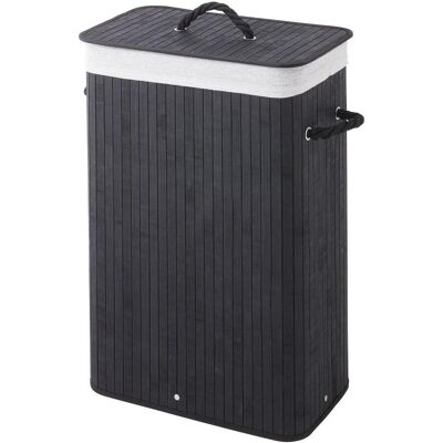 Sealskin, Wäschekorb, Bamboo Laundry basket Black (56 l) Sealskin, Wäschekorb, Bamboo Laundry basket Black (56 l)