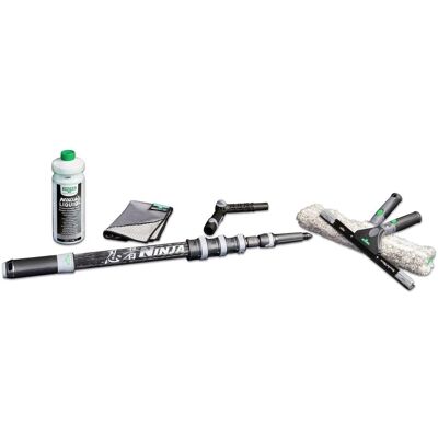 Unger NINJA 6in1 Carbon-Stangen Set 1,9m Teleskop Profi-Glasreinigung AKN19, Reinigungsutensil, Schwarz Unger NINJA 6in1 Carbon-Stangen Set 1,9m Teleskop Profi-Glasreinigung AKN19, Reinigungsutensil, Schwarz