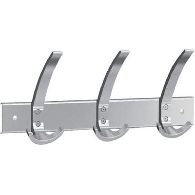Kerkmann Wandgarderobe - 9 Haken, Silber, 40x17cm - Wandgarderobe Kerkmann Wandgarderobe - 9 Haken, Silber, 40x17cm - Wandgarderobe