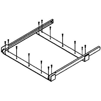 Müllex U-Profile mit Querstrebe Comfort 35/5/4/4, Abfalleimer, Grau Müllex U-Profile mit Querstrebe Comfort 35/5/4/4, Abfalleimer, Grau