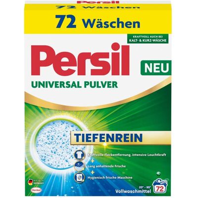 Persil Pulver 72 WL Universal 3,96 kg, Waschmittel + Textilpflege Persil Pulver 72 WL Universal 3,96 kg, Waschmittel + Textilpflege