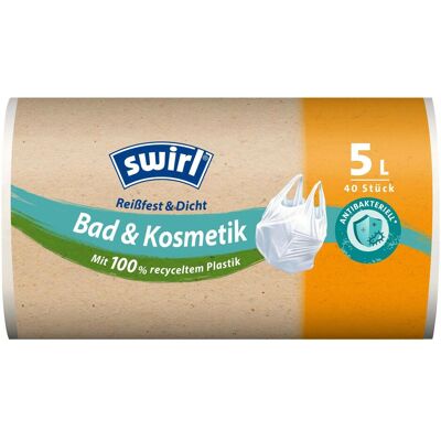 Swirl Bad & Kosmetik, Abfallsack, Weiss Swirl Bad & Kosmetik, Abfallsack, Weiss