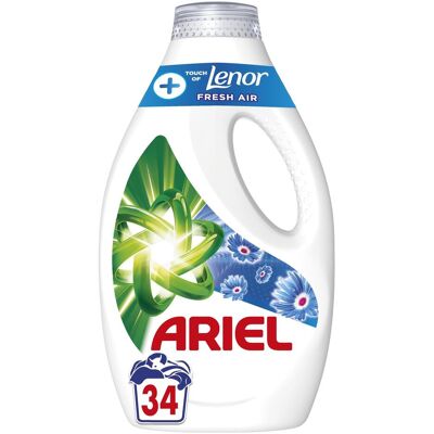 Ariel LIQUID WASHING FRESH AIR 34W 1.7L, Waschmittel + Textilpflege Ariel LIQUID WASHING FRESH AIR 34W 1.7L, Waschmittel + Textilpflege