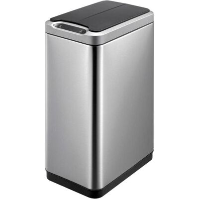 EKO Phantom Sensor Bin 30 L berührungsloser Sensor Mülleimer inklusive Inneneimer und Touch Schalte, Abfalleimer, Silber EKO Phantom Sensor Bin 30 L berührungsloser Sensor Mülleimer inklusive Inneneimer und Touch Schalte, Abfalleimer, Silber