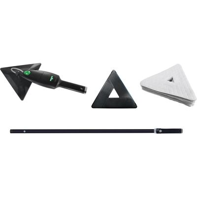 Unger SRKOD STINGRAY OS 160 QuikPad Innenreinigung Set frei befüllbar mit Glasreiniger, praktische, Reinigungsutensil, Silber Unger SRKOD STINGRAY OS 160 QuikPad Innenreinigung Set frei befüllbar mit Glasreiniger, praktische, Reinigungsutensil, Silber