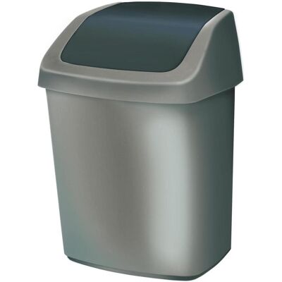 Curver Kosz Na śmieci 15l /Ciemnoszary/ Srebrny, Abfalleimer, Grau, Silber Curver Kosz Na śmieci 15l /Ciemnoszary/ Srebrny, Abfalleimer, Grau, Silber