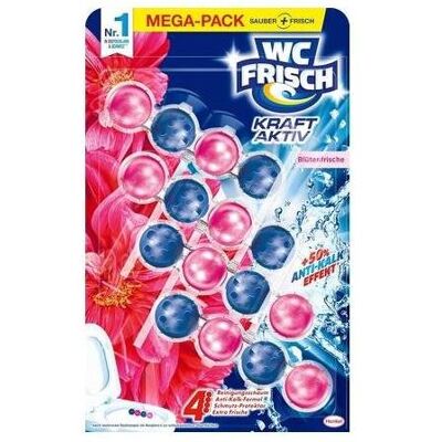 WC Frisch WC Einhänger Aktiv 4x50g Blütenfrische, Reinigungsmittel WC Frisch WC Einhänger Aktiv 4x50g Blütenfrische, Reinigungsmittel