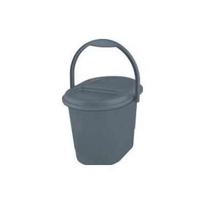 keeeper Bio-Abfalleimer elsa eco, 13 Liter, sky blue mit Deckel, oval, Material: PP / Regranulat, Abfalleimer, Blau keeeper Bio-Abfalleimer elsa eco, 13 Liter, sky blue mit Deckel, oval, Material: PP / Regranulat, Abfalleimer, Blau