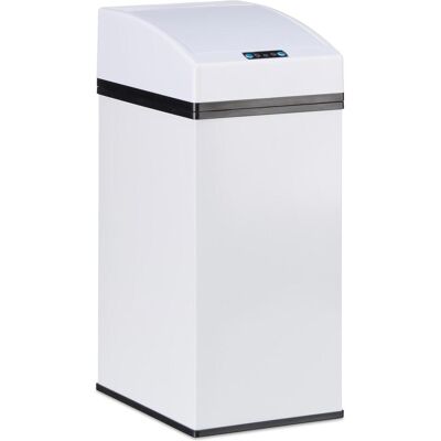 Relaxdays Mülleimer Sensor, Abfalleimer, Weiss Relaxdays Mülleimer Sensor, Abfalleimer, Weiss