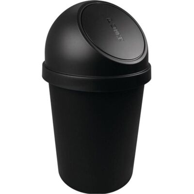 Helit Abfallbehälter H700xØ403mm 45 l schwarz, Abfalleimer, Schwarz Helit Abfallbehälter H700xØ403mm 45 l schwarz, Abfalleimer, Schwarz