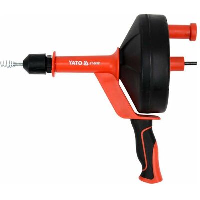 Yato Professioneller Abflussreiniger, Reinigungsutensil, Schwarz, Orange Yato Professioneller Abflussreiniger, Reinigungsutensil, Schwarz, Orange
