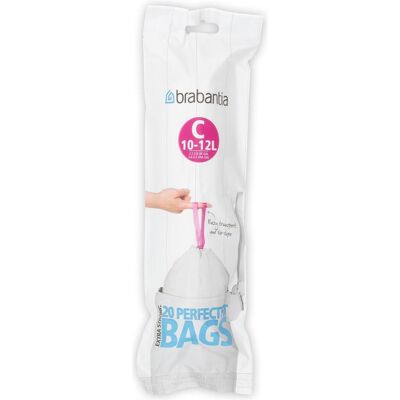 Brabantia PerfectFit Grösse C, Abfallsack, Weiss Brabantia PerfectFit Grösse C, Abfallsack, Weiss