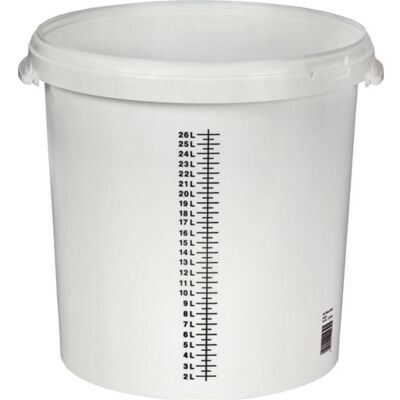 HP Autozubehör Anrühreimer 30 l weiss Polypropylen, Reinigungsutensil, Weiss HP Autozubehör Anrühreimer 30 l weiss Polypropylen, Reinigungsutensil, Weiss