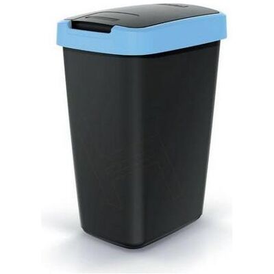 Prosperplast Mülleimer Mülleimer COMPACTA Q - jasny niebieki 12l, Abfalleimer, Blau, Schwarz Prosperplast Mülleimer Mülleimer COMPACTA Q - jasny niebieki 12l, Abfalleimer, Blau, Schwarz