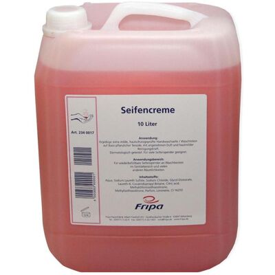 Fripa, Handseife, Handwaschseife, ros‚, 10 Liter Kanister (Flüssigseife, 10000 ml) Fripa, Handseife, Handwaschseife, ros‚, 10 Liter Kanister (Flüssigseife, 10000 ml)