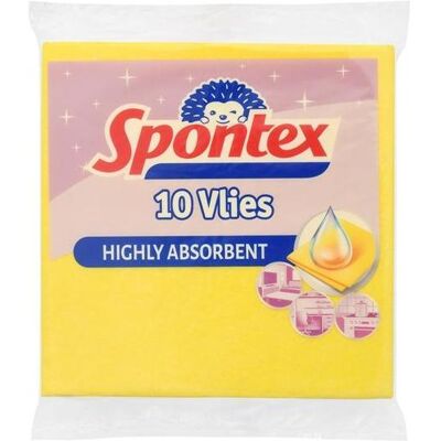 Spontex Ścierka Uniwersalna Vlies 10szt 44013, Reinigungsutensil, Gelb Spontex Ścierka Uniwersalna Vlies 10szt 44013, Reinigungsutensil, Gelb