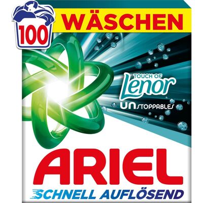 Ariel Pulver Touch of Unstoppables 5.03KG Vollwaschmittel 100 WL, Waschmittel + Textilpflege Ariel Pulver Touch of Unstoppables 5.03KG Vollwaschmittel 100 WL, Waschmittel + Textilpflege
