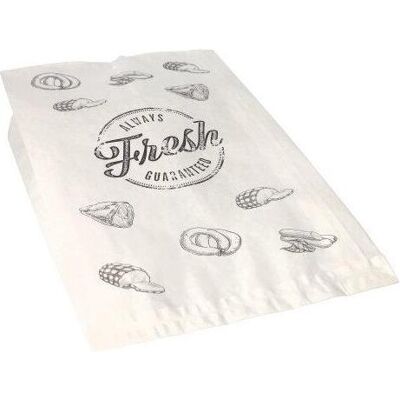 Papstar Fleischerbeutel, Kraftpapier, gef„delt, groá, Lebensmittelverpackung, Weiss Papstar Fleischerbeutel, Kraftpapier, gef„delt, groá, Lebensmittelverpackung, Weiss