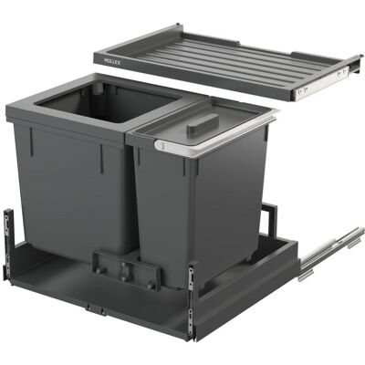 Müllex X-LINE X60 Basic Pro, Abfalleimer, Grau Müllex X-LINE X60 Basic Pro, Abfalleimer, Grau