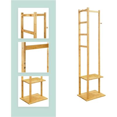 Relaxdays, Garderobe + Kleiderstange, Kleiderständer Relaxdays, Garderobe + Kleiderstange, Kleiderständer