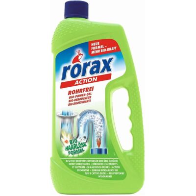 Rorax Bio Rohrfrei, Reinigungsmittel, Schwarz Rorax Bio Rohrfrei, Reinigungsmittel, Schwarz