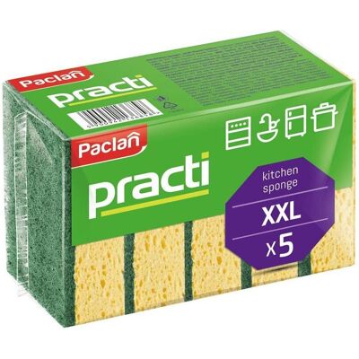 Paclan Practi Schwämme für Geschirr 5Stk, Reinigungsutensil Paclan Practi Schwämme für Geschirr 5Stk, Reinigungsutensil