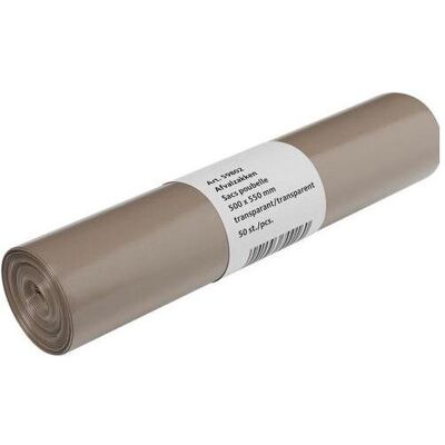 Deiss PK50 MULLBEUTEL 500X550MM 25 L TRANS, Abfallsack, Transparent Deiss PK50 MULLBEUTEL 500X550MM 25 L TRANS, Abfallsack, Transparent