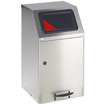 VAR Wertstoffsammelgerät 45 mit Pedal 760 x 405 x 475 mm, Abfalleimer, Silber VAR Wertstoffsammelgerät 45 mit Pedal 760 x 405 x 475 mm, Abfalleimer, Silber