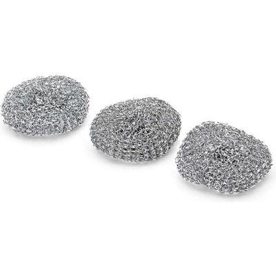 Nölle Profi Brush Topfreiniger 3er-Pack Metall3 x 10 Gramm / Metall, Reinigungsutensil, Grau, Silber Nölle Profi Brush Topfreiniger 3er-Pack Metall3 x 10 Gramm / Metall, Reinigungsutensil, Grau, Silber