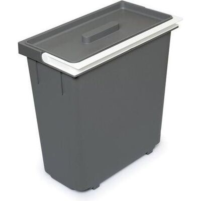 Müllex Behälter 15-Liter X-LINE, komplett, Abfalleimer, Grau Müllex Behälter 15-Liter X-LINE, komplett, Abfalleimer, Grau