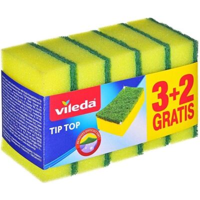 Vileda Reinigungsschwamm, Reinigungsutensil, Gelb, Grün Vileda Reinigungsschwamm, Reinigungsutensil, Gelb, Grün