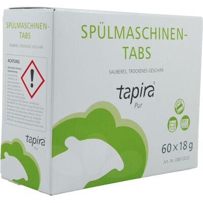 Tapira Spülmaschinentabs 60 x 18 g/Pack., Geschirrspülmittel Tapira Spülmaschinentabs 60 x 18 g/Pack., Geschirrspülmittel