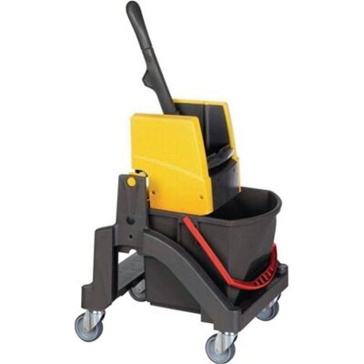 Vermop Reinigungswagen Eimer 1 x 17 l und Presse Kunststoff, Reinigungsutensil Vermop Reinigungswagen Eimer 1 x 17 l und Presse Kunststoff, Reinigungsutensil