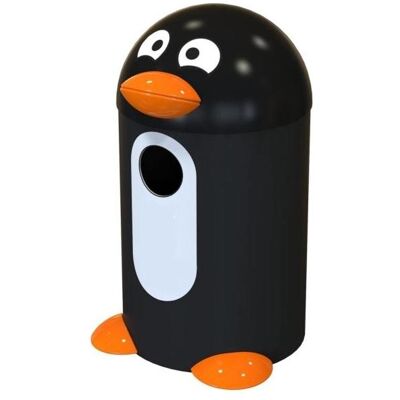 Leafield Abfallbehälter Buddy Pinguin 55 L Schwarz Weiss Orange niedlicher Abfalleimer in Form eines Pinguins, Abfalleimer, Orange, Weiss, Schwarz Leafield Abfallbehälter Buddy Pinguin 55 L Schwarz Weiss Orange niedlicher Abfalleimer in Form eines Pinguins, Abfalleimer, Orange, Weiss, Schwarz