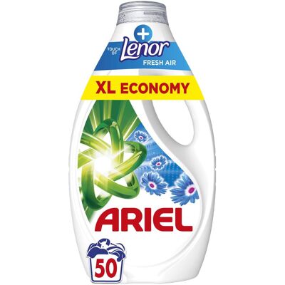Ariel Flüssigwaschmittel - Touch Of Lenor Frische Luft - 50 Waschgänge Ariel Flüssigwaschmittel - Touch Of Lenor Frische Luft - 50 Waschgänge