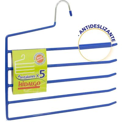 Hidalgo, Kleiderbügel, Mehrfachbügel für Hosen Blau Metall 34 X 0,5 X 32 CM (48x) Hidalgo, Kleiderbügel, Mehrfachbügel für Hosen Blau Metall 34 X 0,5 X 32 CM (48x)