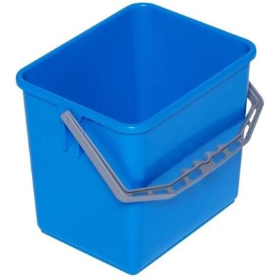 Tina Trolleys Inventory bin,, 240x190x220mm, blue, PP, with gray handle, 6 ltr., Reinigungsutensil, Blau, Grau Tina Trolleys Inventory bin,, 240x190x220mm, blue, PP, with gray handle, 6 ltr., Reinigungsutensil, Blau, Grau
