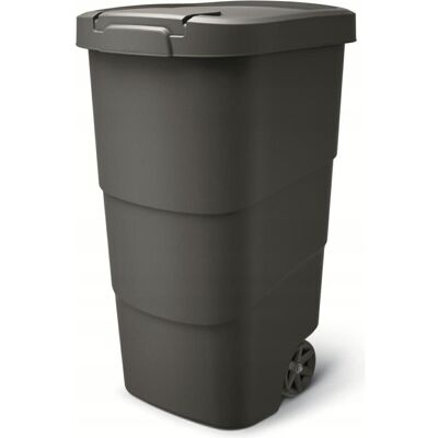 Prosperplast Gartenkorb WHEELER 110 L - schwarzes Recycling, Abfalleimer, Schwarz Prosperplast Gartenkorb WHEELER 110 L - schwarzes Recycling, Abfalleimer, Schwarz