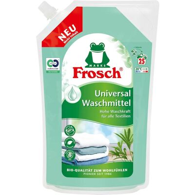 Frosch Waschmittel 25WL/1,5l, Universal, Waschmittel + Textilpflege Frosch Waschmittel 25WL/1,5l, Universal, Waschmittel + Textilpflege
