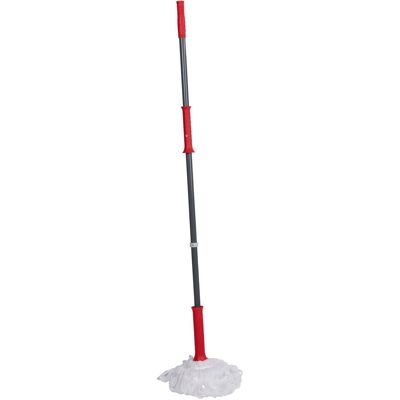 Dirt Devil Microfiber mop 128 xD8,5cm, Reinigungsutensil, Rot, Grau Dirt Devil Microfiber mop 128 xD8,5cm, Reinigungsutensil, Rot, Grau