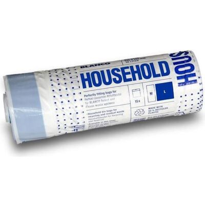 Blanco HAUSHALTSMÜLLBEUTEL L (30 LITER) Müllsäcke, Abfallsack Blanco HAUSHALTSMÜLLBEUTEL L (30 LITER) Müllsäcke, Abfallsack