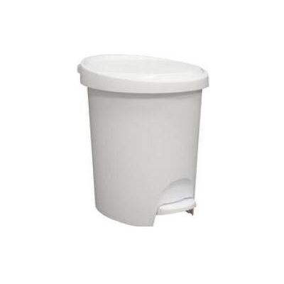 EDA Tret-Kosmetikeimer Stepy, 6 Liter, PP, anthrazit Tret-Abfalleimer, modernes Design, mit Tretpl, Abfalleimer, Schwarz EDA Tret-Kosmetikeimer Stepy, 6 Liter, PP, anthrazit Tret-Abfalleimer, modernes Design, mit Tretpl, Abfalleimer, Schwarz