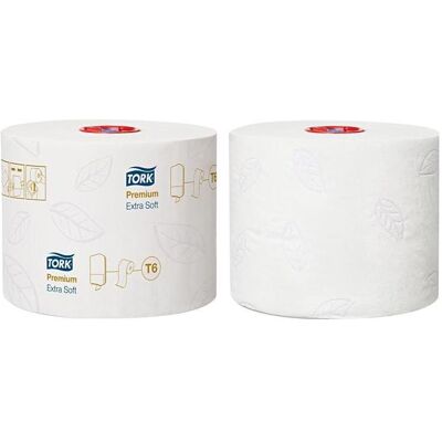 Tork, Toilettenpapier, Midirollen-Toilettenpapier, 3-lagig, weiá, 70 m (27 Stk.) Tork, Toilettenpapier, Midirollen-Toilettenpapier, 3-lagig, weiá, 70 m (27 Stk.)