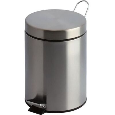 ReinigungsBerater Treteimer 20 L edelstahl Treteimer mit Kunststoff-Inneneimer, Abfalleimer, Weiss, Schwarz, Silber ReinigungsBerater Treteimer 20 L edelstahl Treteimer mit Kunststoff-Inneneimer, Abfalleimer, Weiss, Schwarz, Silber