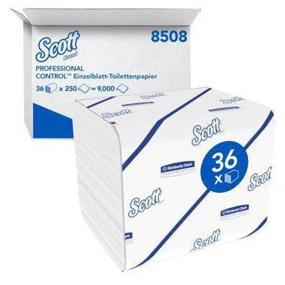 Scott Sports, Toilettenpapier, Toilettenpapier 36 2-lagig Tissue weiss 36 x 220 Bl./Pack. (1 Stk.) Scott Sports, Toilettenpapier, Toilettenpapier 36 2-lagig Tissue weiss 36 x 220 Bl./Pack. (1 Stk.)