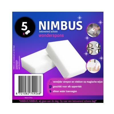 Nimbus Wundersponge 5 Stück, Reinigungsutensil Nimbus Wundersponge 5 Stück, Reinigungsutensil