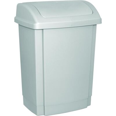 Office Products Abfallbehälter für Büroartikel, grau (19012311-10), Abfalleimer, Grau Office Products Abfallbehälter für Büroartikel, grau (19012311-10), Abfalleimer, Grau